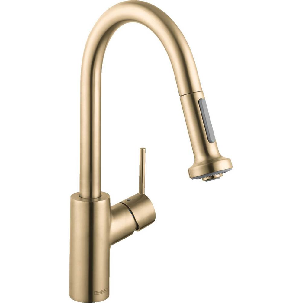 Hansgrohe - Talis S² Prep Kitchen Faucet, 2-Spray Pull-Down, 1.75 GPM in Brushed Gold Optic - Brushed Gold Optic