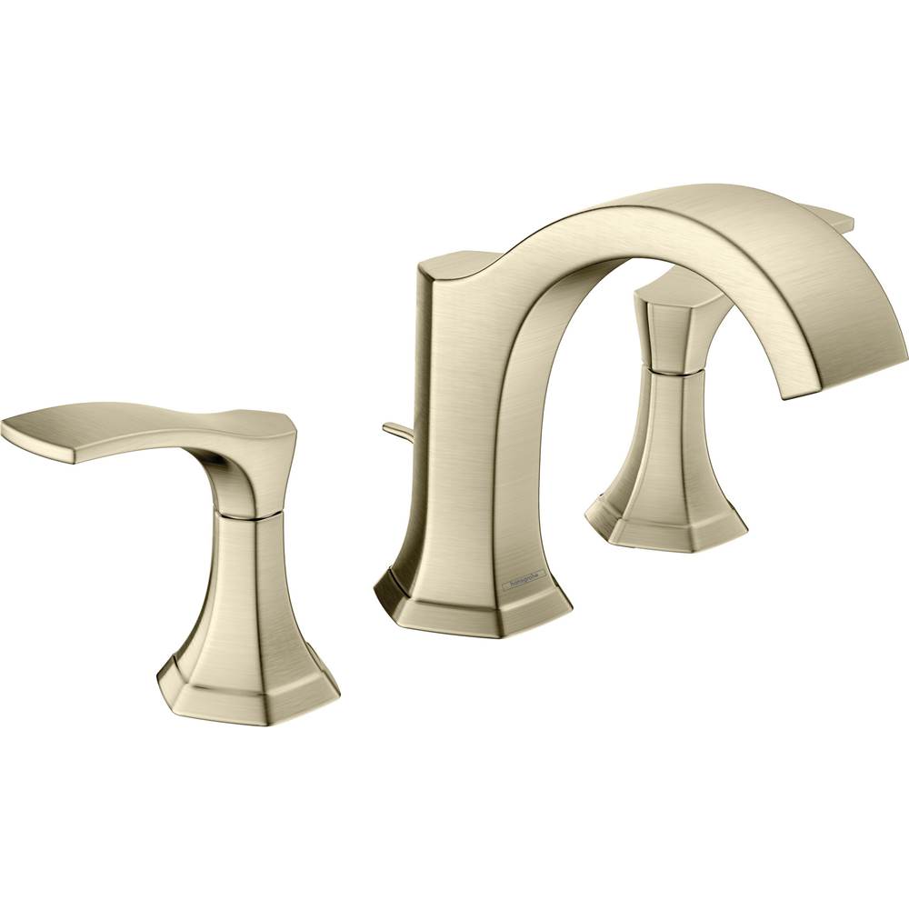 Hansgrohe - Locarno Widespread Faucet 110 with pop-up drain, 1.2 GPM in Brushed Nickel - Brushed Nickel