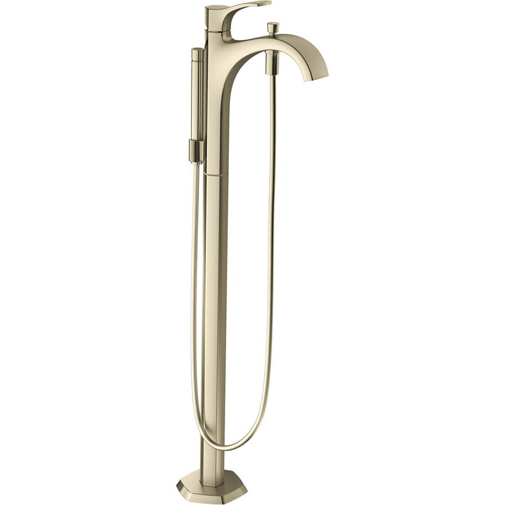 Hansgrohe - Locarno Freestanding Tub Filler Trim with 1.75 GPM Handshower in Brushed Nickel - Brushed Nickel