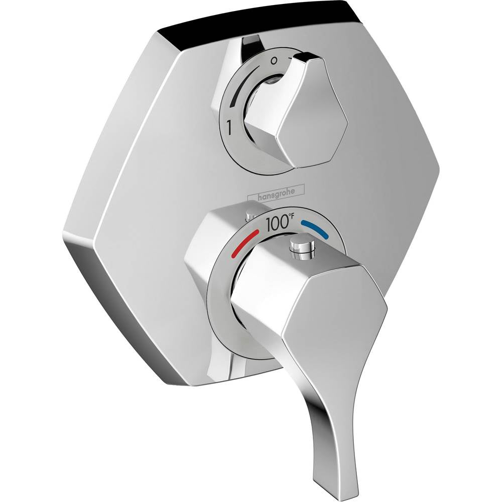 Hansgrohe - Locarno Thermostatic Trim with Volume Control and Diverter in Chrome - Chrome