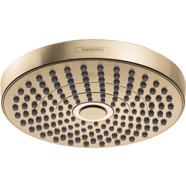 Hansgrohe - Croma Select S Showerhead 180 2-Jet, 2.5 GPM in Brushed Bronze - Brushed Bronze