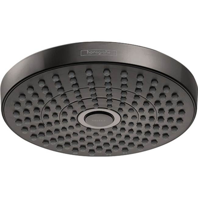 Hansgrohe - Croma Select S Showerhead 180 2-Jet, 2.5 GPM in Brushed Black Chrome - Brushed Black Chrome