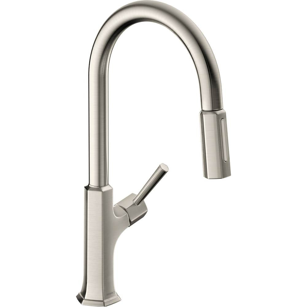 Hansgrohe - Locarno HighArc Kitchen Faucet, 2-Spray Pull-Down, 1.75 GPM in Steel Optic - Steel Optic