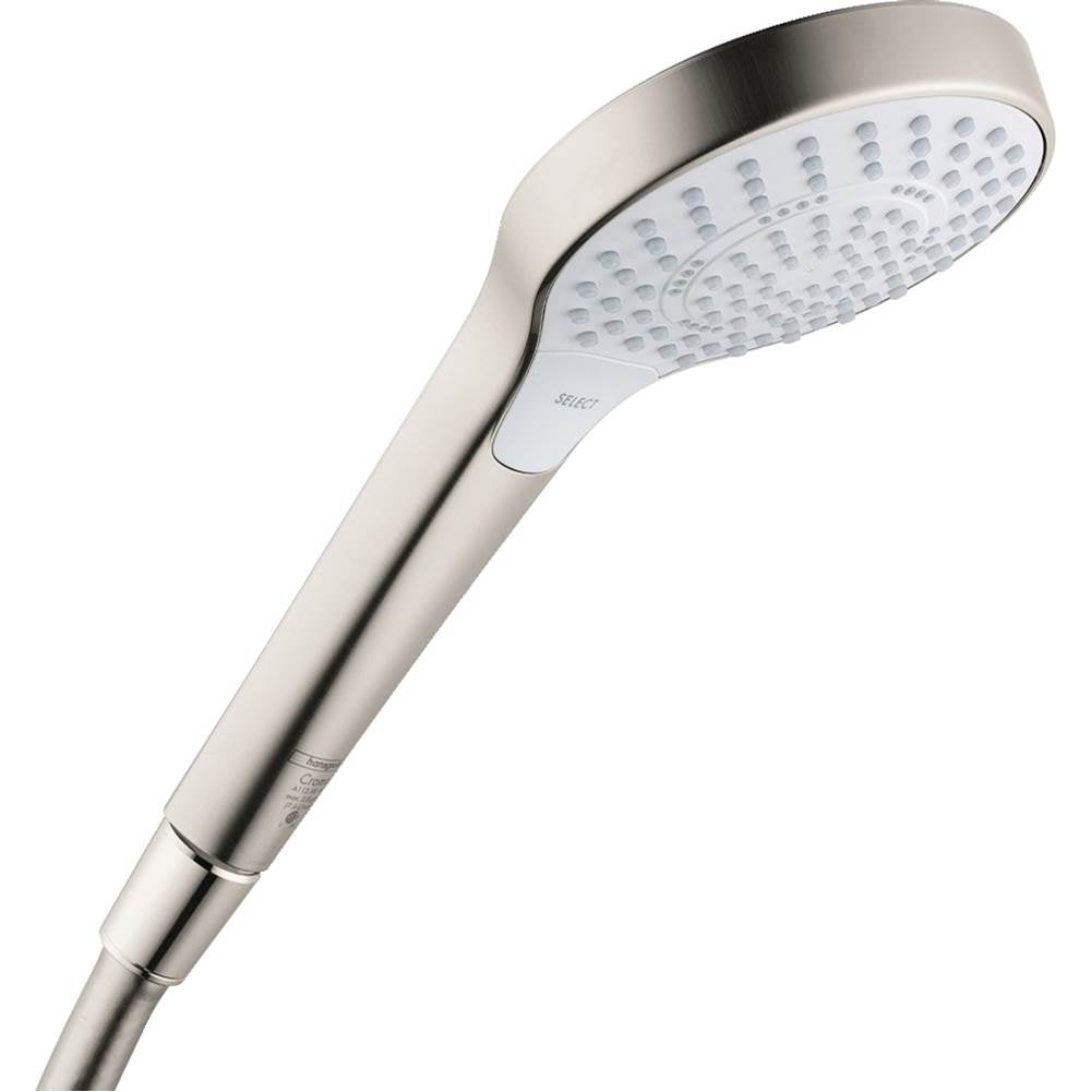 Hansgrohe - Croma Select S Handshower 110 3-Jet, 2.5 GPM in Brushed Nickel - Brushed Nickel