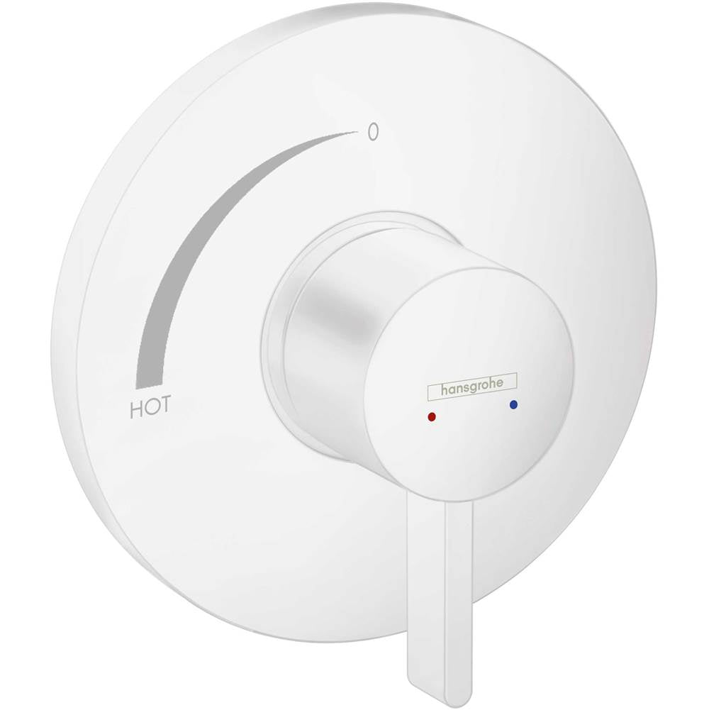 Hansgrohe - Ecostat S Pressure Balance Trim in Matte White - Matte White