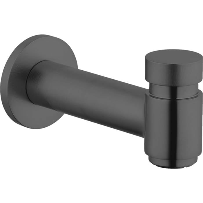 Hansgrohe - Talis S Tub Spout with Diverter in Brushed Black Chrome - Brushed Black Chrome