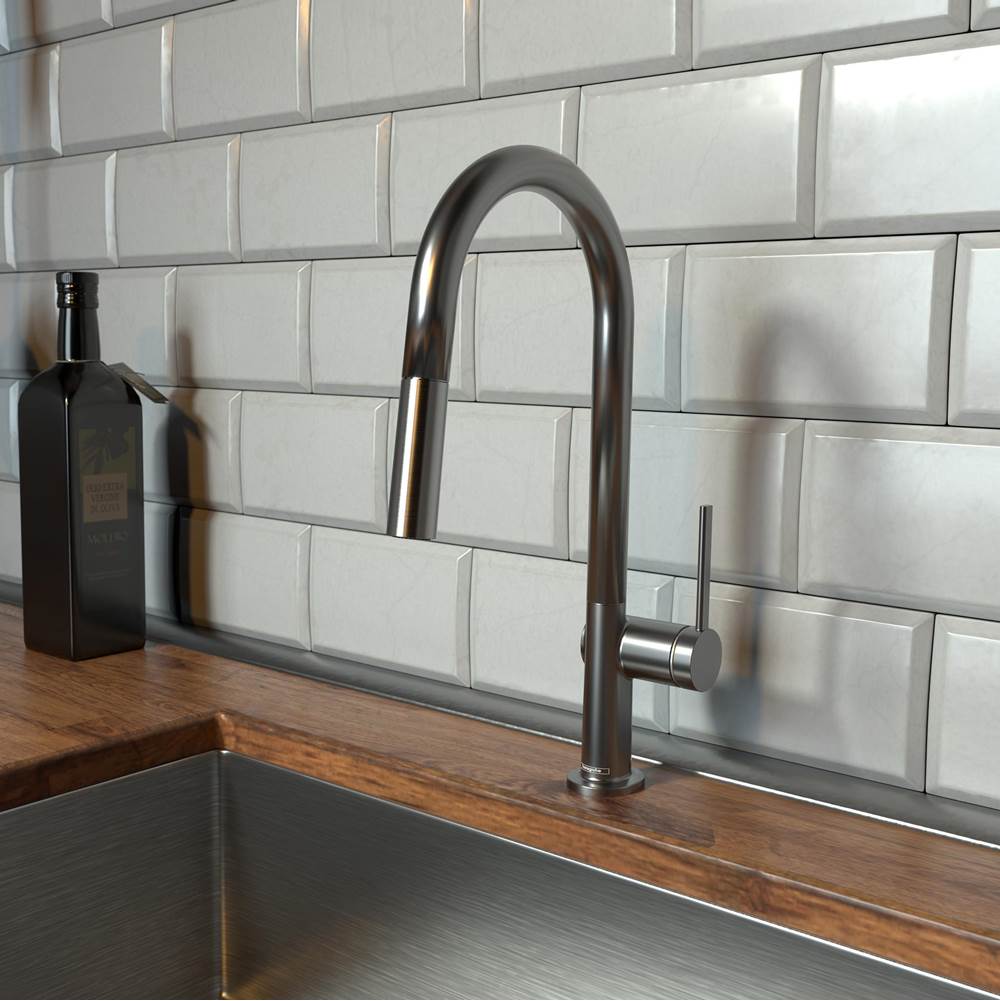 Talis N HighArc Kitchen Faucet, A-Style 2-Spray Pull-Down, 1.75 GPM in Chrome