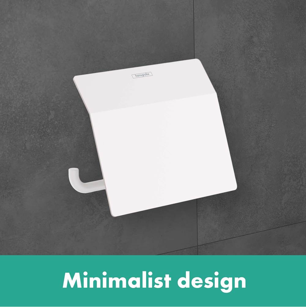 AddStoris Toilet Paper Holder with Cover in Chrome