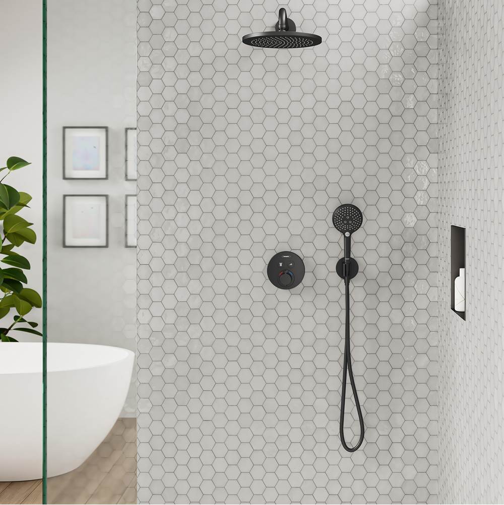 FixFit S Wall Outlet with Handshower Holder in Chrome