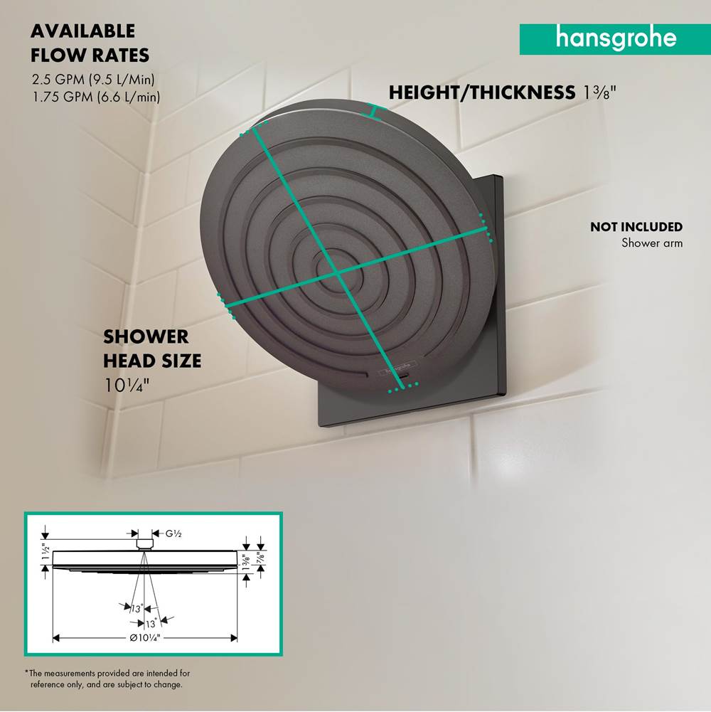Pulsify S Showerhead 260 1-Jet, 1.75 GPM in Chrome