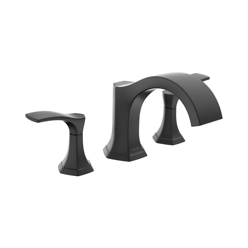 Hansgrohe - Locarno 3-Hole Roman Tub Set Trim in Matte Black - Matte Black