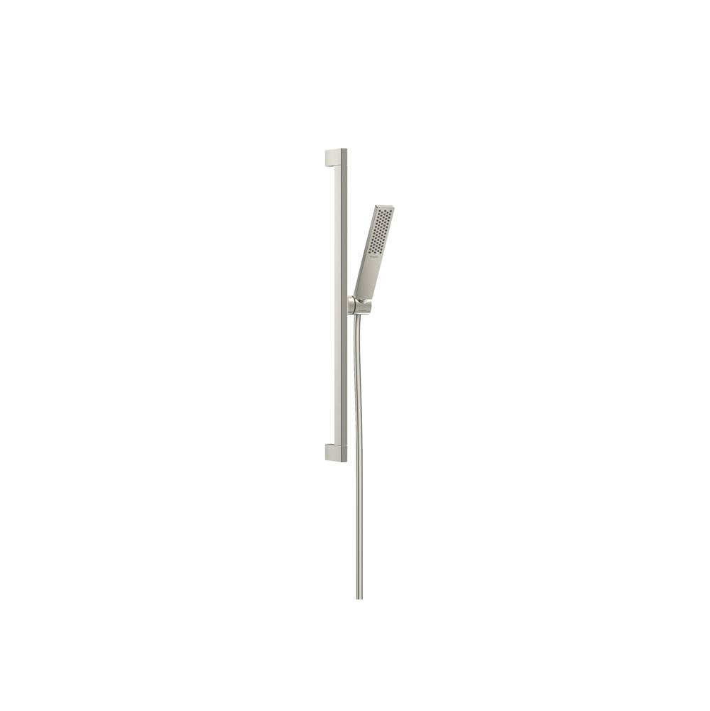 Hansgrohe - Pulsify E Wallbar Set 100 1-Jet 24'', 2.5 GPM in Brushed Nickel - Brushed Nickel