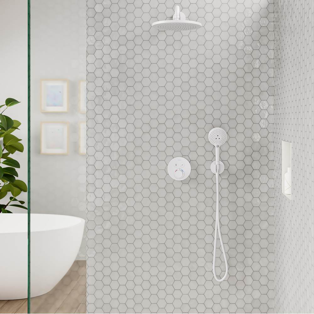 FixFit S Wall Outlet with Handshower Holder in Chrome
