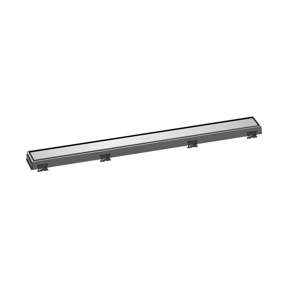 Hansgrohe - RainDrain Match Trim for 27 5/8'' Rough with Height Adjustable Frame in Chrome - Chrome