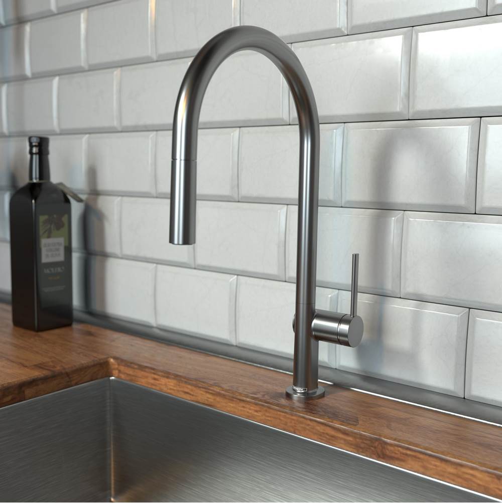 Talis N HighArc Kitchen Faucet, O-Style 2-Spray Pull-Down, 1.75 GPM in Chrome