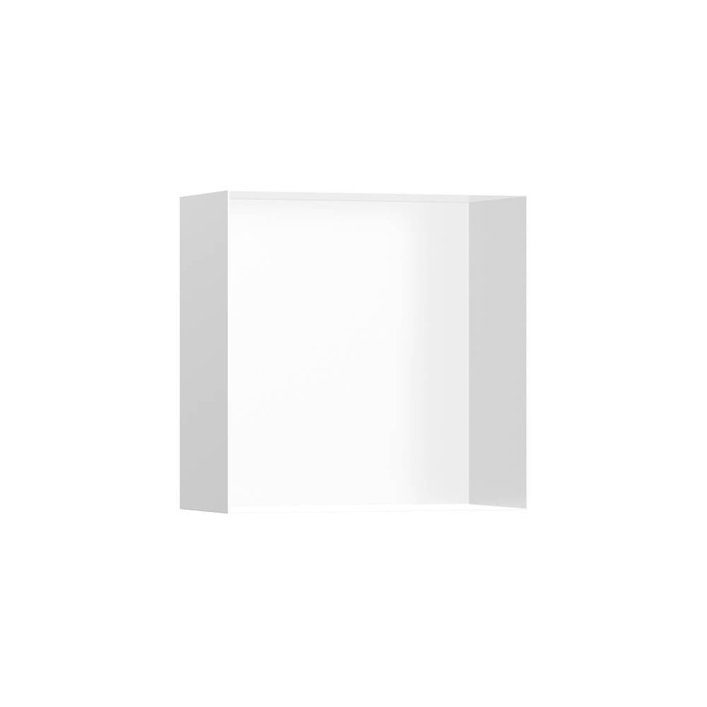 Hansgrohe - XtraStoris Minimalistic Wall Niche Frameless 12''x 12''x 5.5'' in Matte White - Matte White