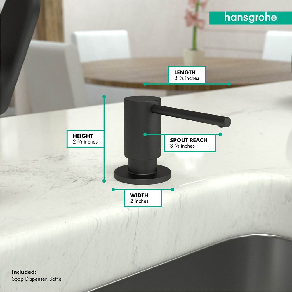 Modern Soap Dispenser in Chrome