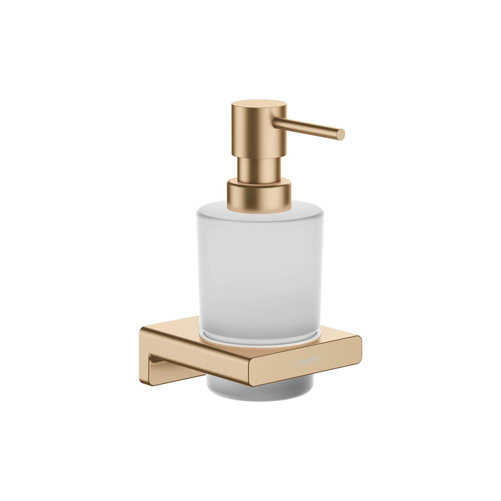 Hansgrohe - AddStoris Liquid Soap Dispenser in Brushed Bronze - Brushed Bronze
