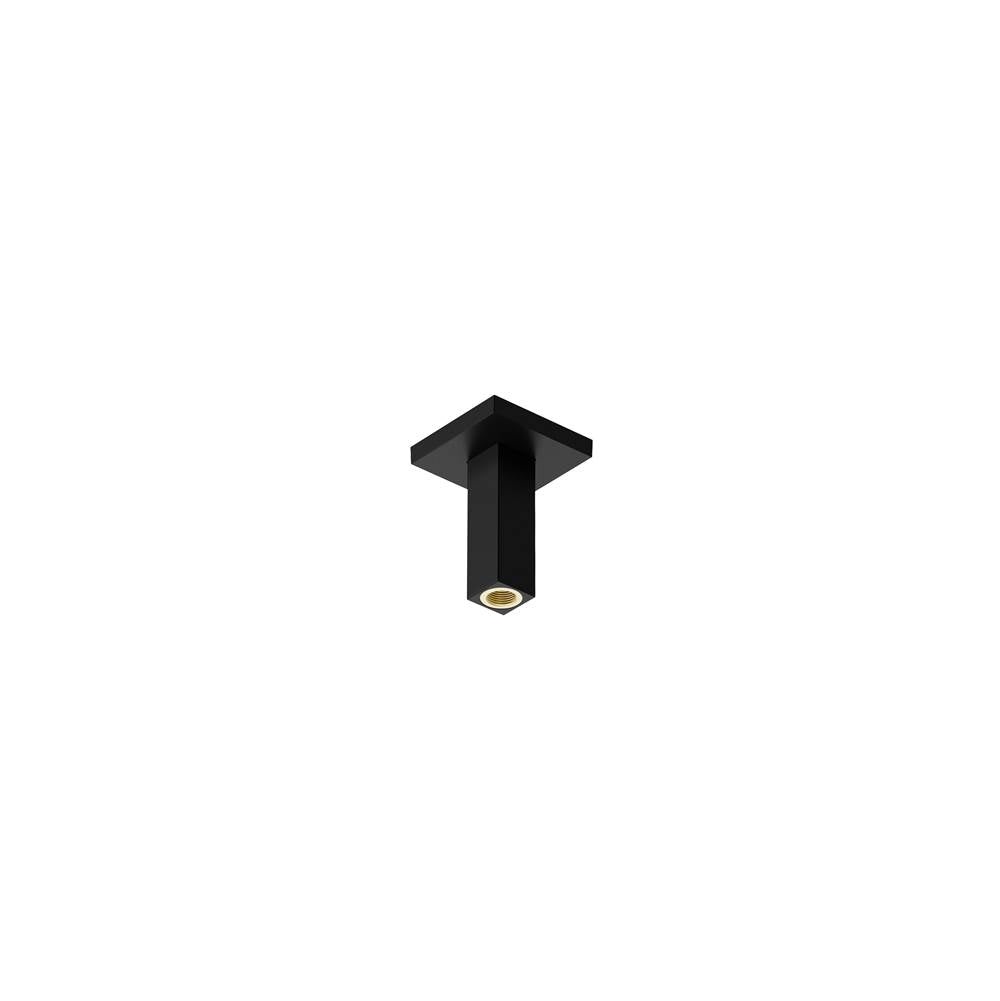 Hansgrohe - Pulsify E Extension Pipe for Ceiling Mount E, 4'' in Matte Black - Matte Black