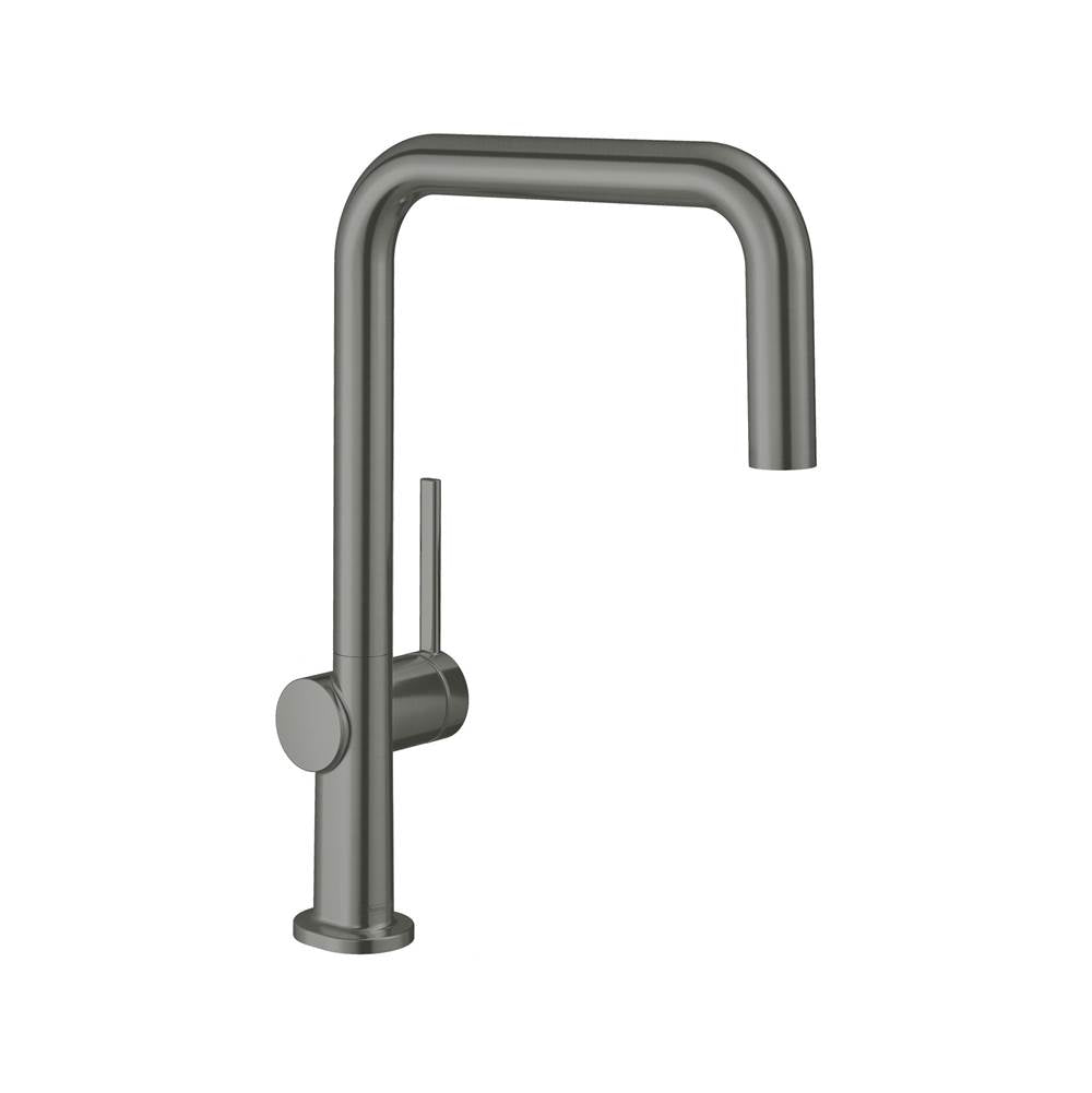 Hansgrohe - Talis N Kitchen Faucet, U-Style, 1-Spray, 1.75 GPM in Brushed Black Chrome - Brushed Black Chrome
