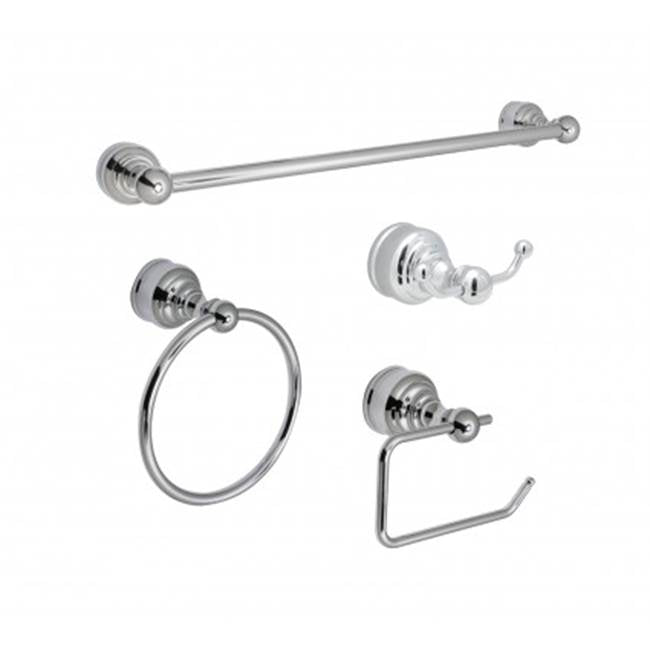 Huntington Brass - Complete Bath Accessory Package - Satin Nickel