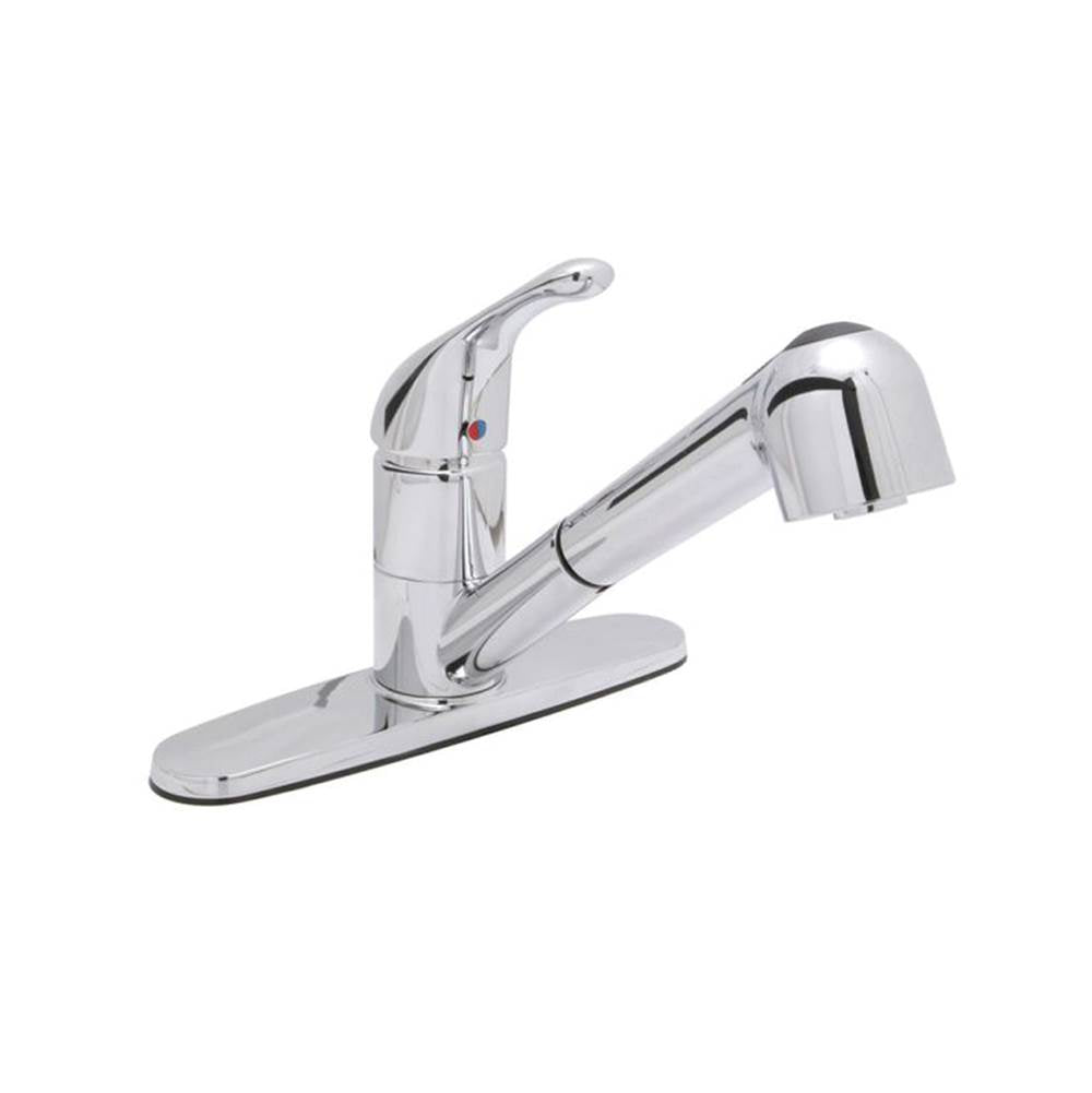 Huntington Brass - Pull-Out Kitchen Faucet, Chrome - Polished Chrome