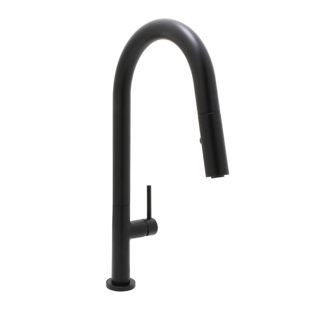 Huntington Brass - Pull-Down Kitchen Faucet, Matte Black - Matte Black