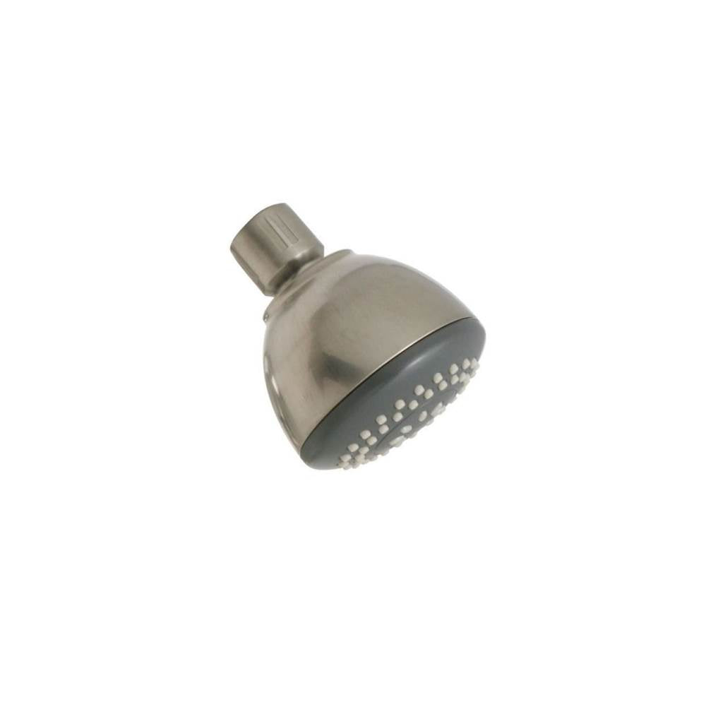Huntington Brass - Round Style Shower Head (1 Setting), Satin Nickel - Satin Nickel