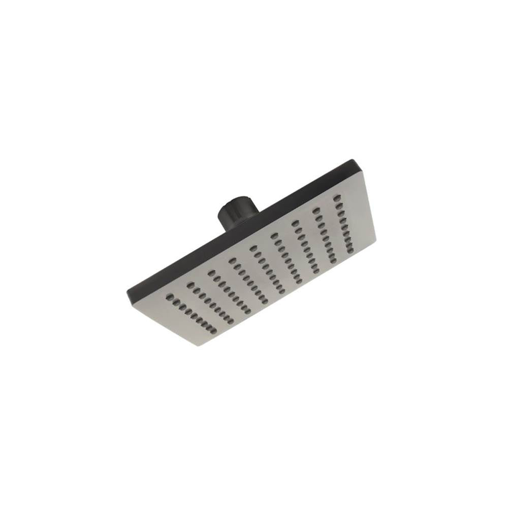 Huntington Brass - 6'' Sq Shower Head, Matte Black - Matte Black