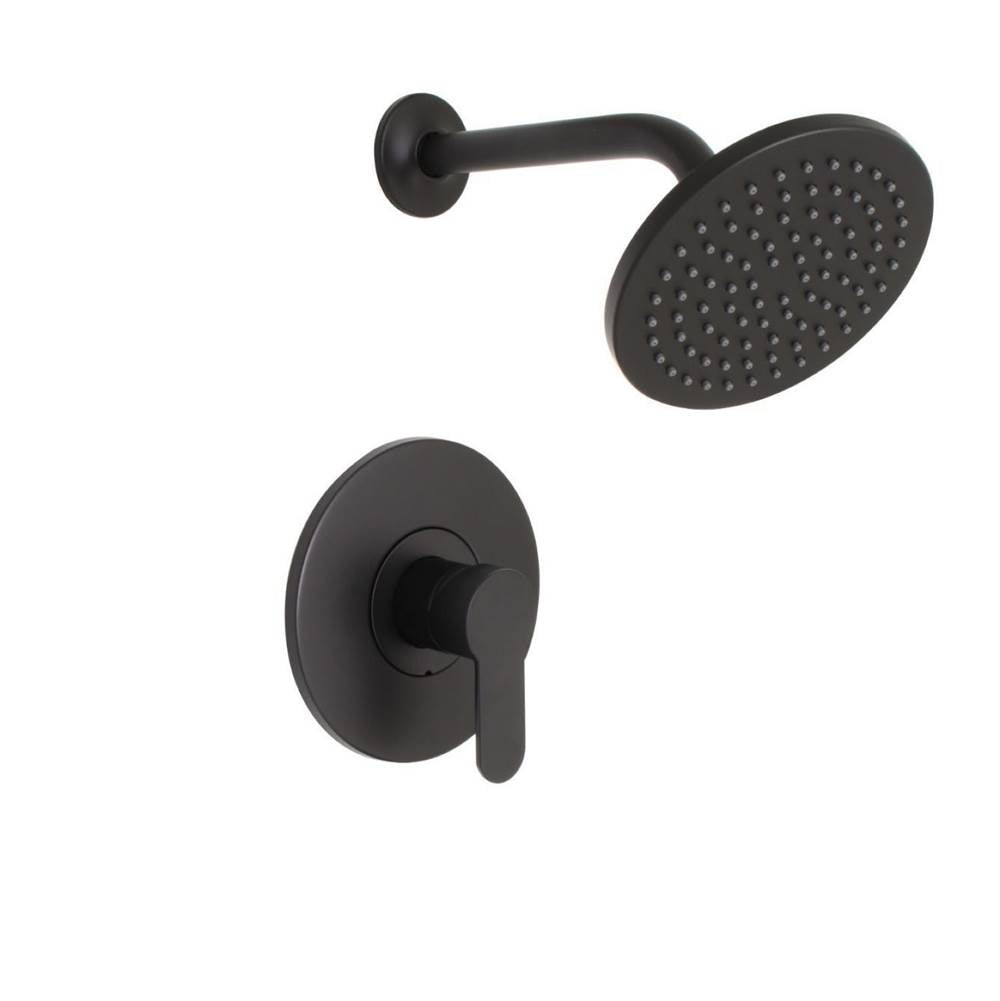 Huntington Brass - In-Wall Pressure Balance Shower Faucet Trims - Matte Black