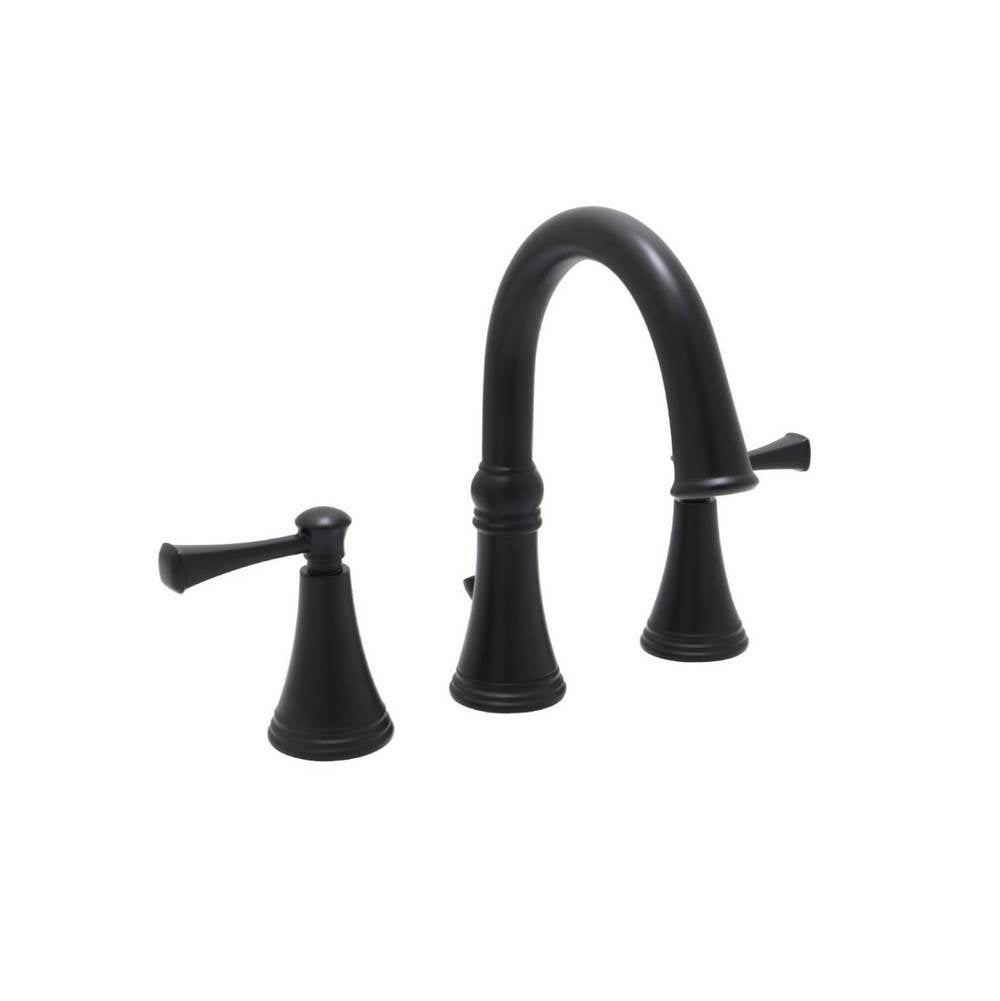 Huntington Brass - 8'' Ws Lav Faucet, - Matte Black