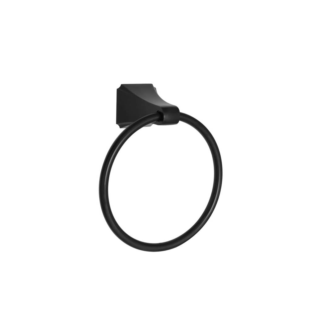 Huntington Brass - Towel Ring - Matte Black