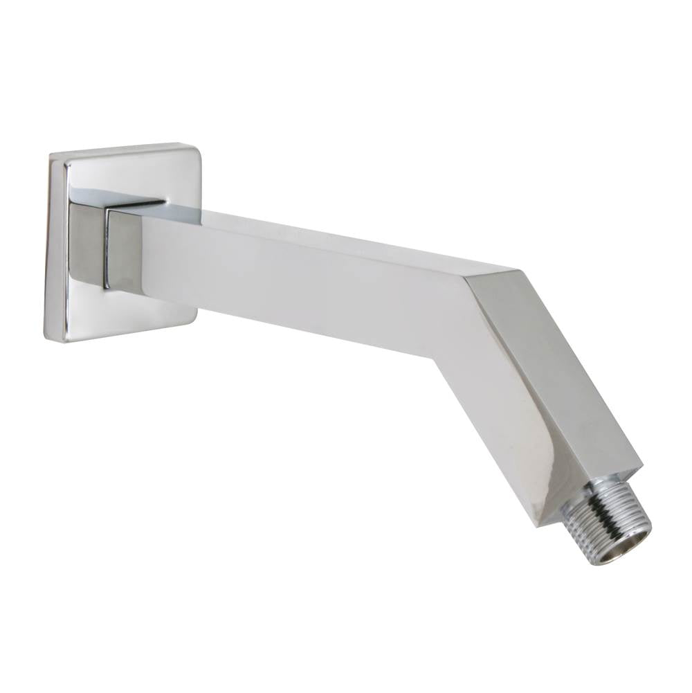 Huntington Brass - Square Style Shower Arm, Chrome - Polished Chrome