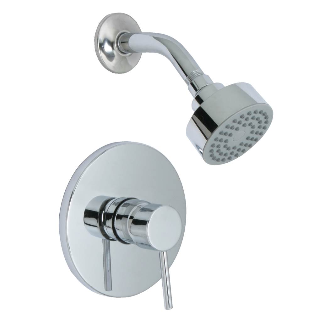 Huntington Brass - Euro Shower Only Trim Kit, Chrome - Polished Chrome