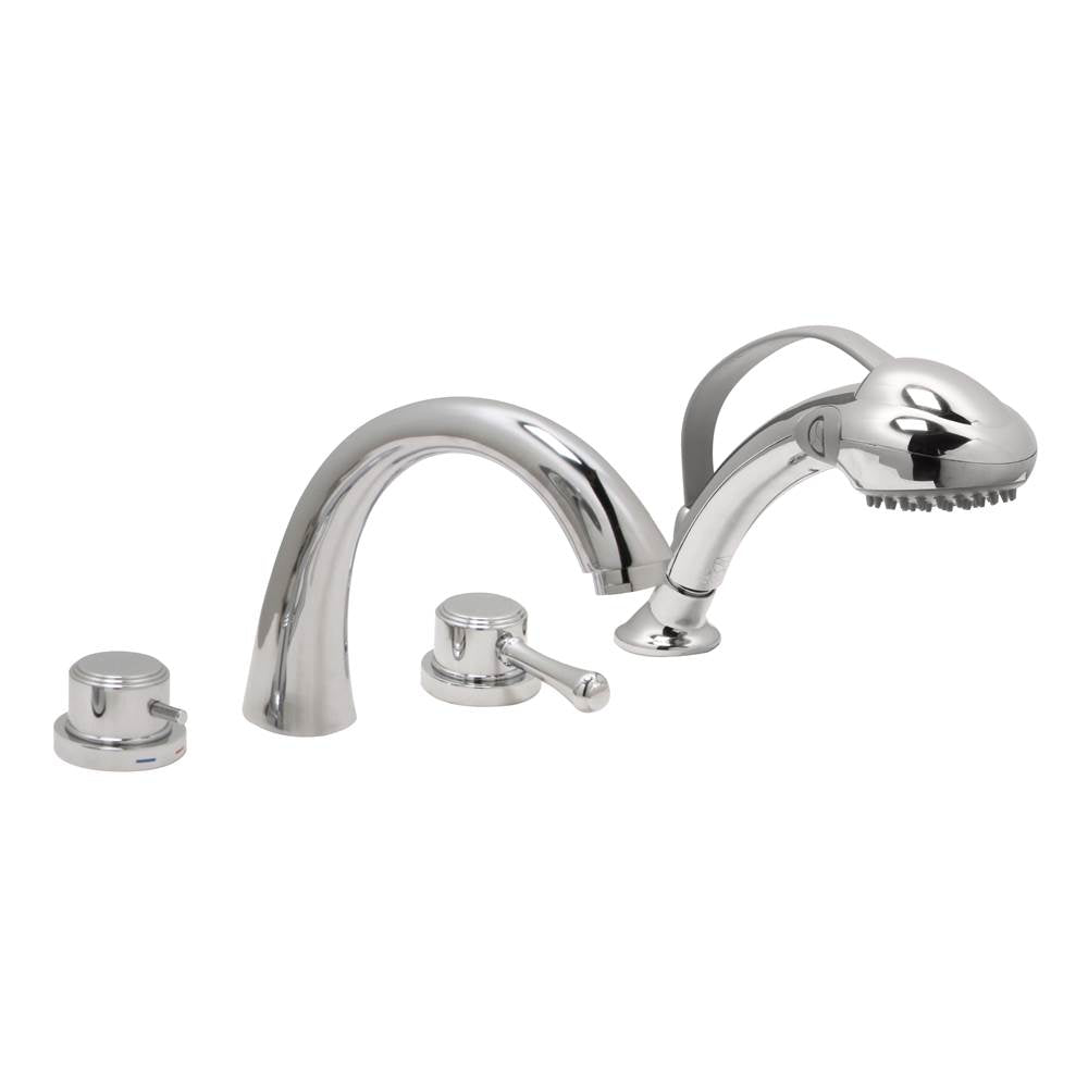Huntington Brass - 4-Pc Roman Tub Filler, Chrome - Polished Chrome