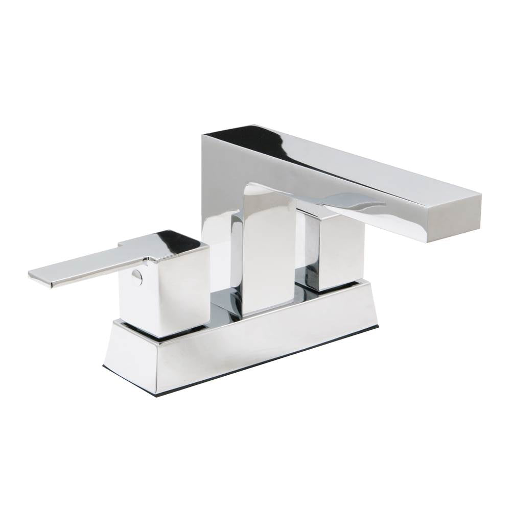 Huntington Brass - Brass Razo 4'' Center Set, Chrome - Polished Chrome