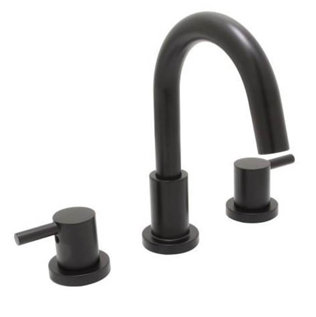 Huntington Brass - Euro Widespread Lav Faucet In Matte Black - Matte Black