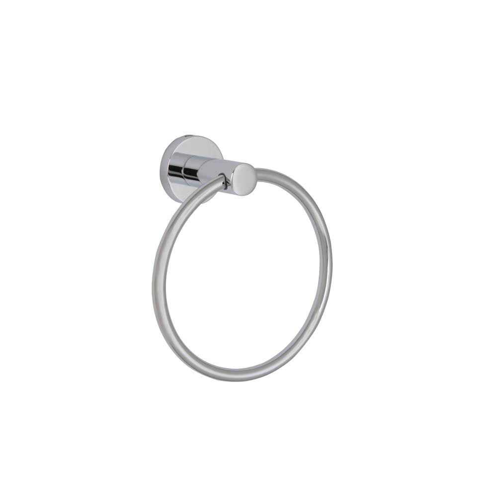Huntington Brass - Euro Towel Ring, Satin Nickel PVD - PVD Satin Nickel