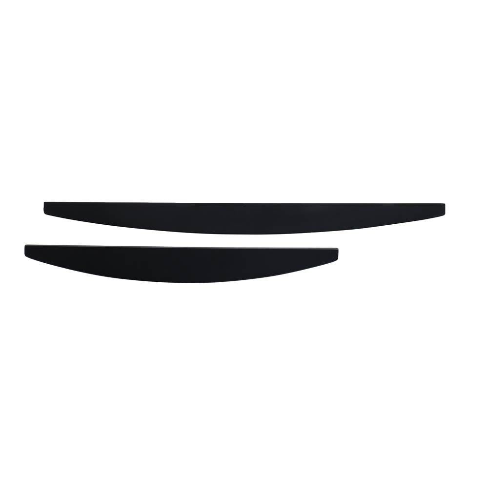 Half Moon 12 in (304.8 mm) Center to Center Matte Black Appliance Pull