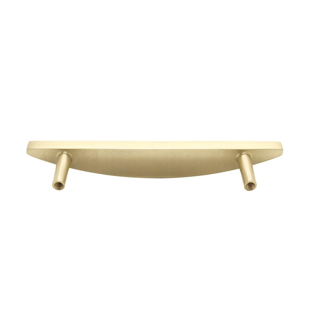Half Moon 4 in (101.6 mm) Center to Center Matte Black Cabinet Pull