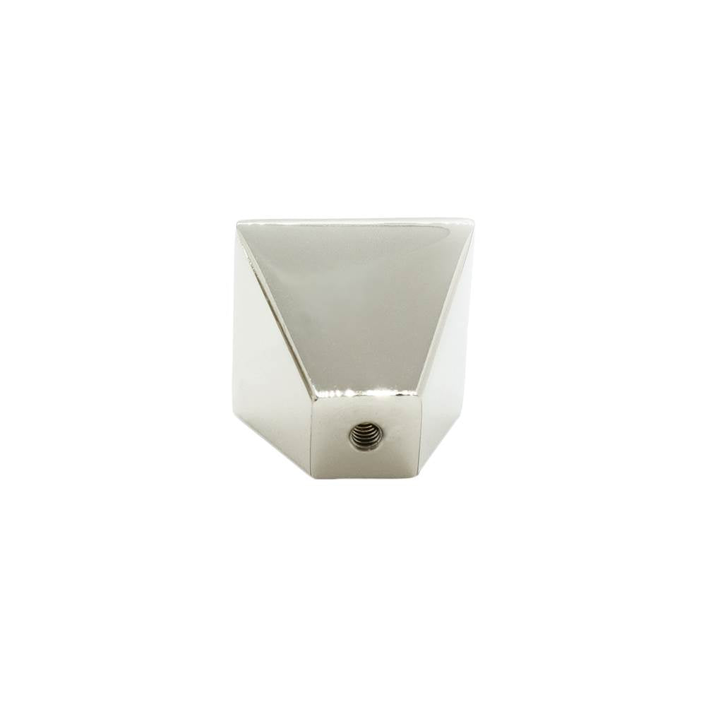 Diamond 1-3/8 in (35mm) Width Matte Black Cabinet Knob