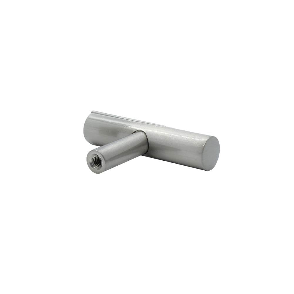 Sunburst 1-15/16 in (50 mm) Length Polished Nickel Cabinet T-Knob