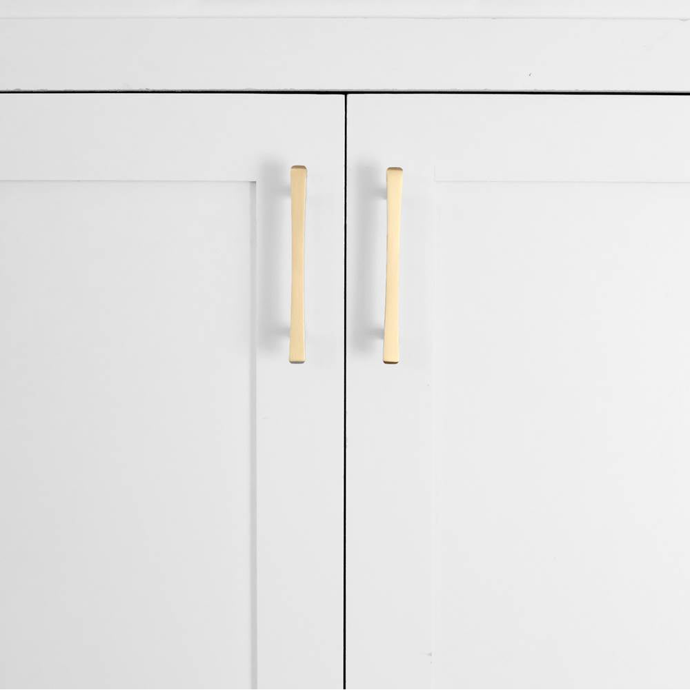 Diamond 4 in (101.6 mm) Center to Center Matte Black Cabinet Pull