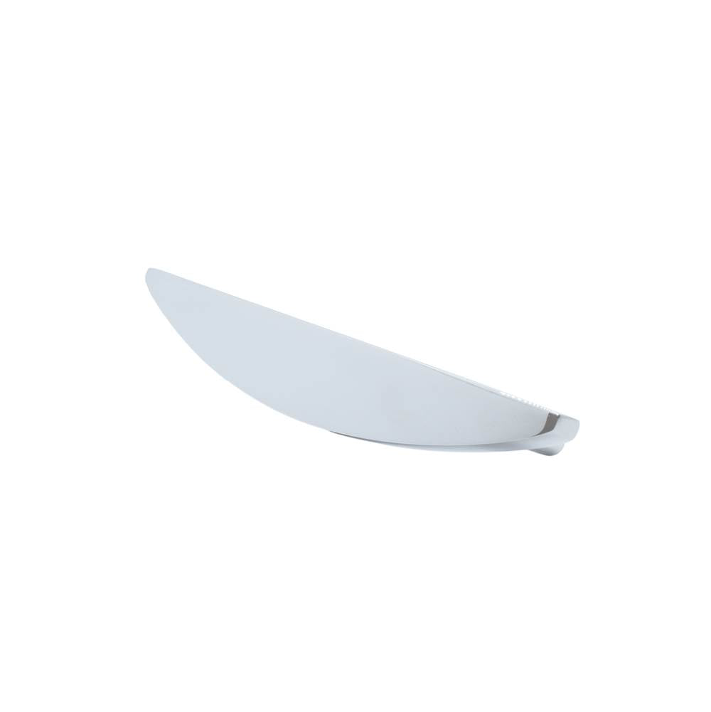 Half Moon 4 in (101.6 mm) Center to Center Matte Black Cabinet Pull