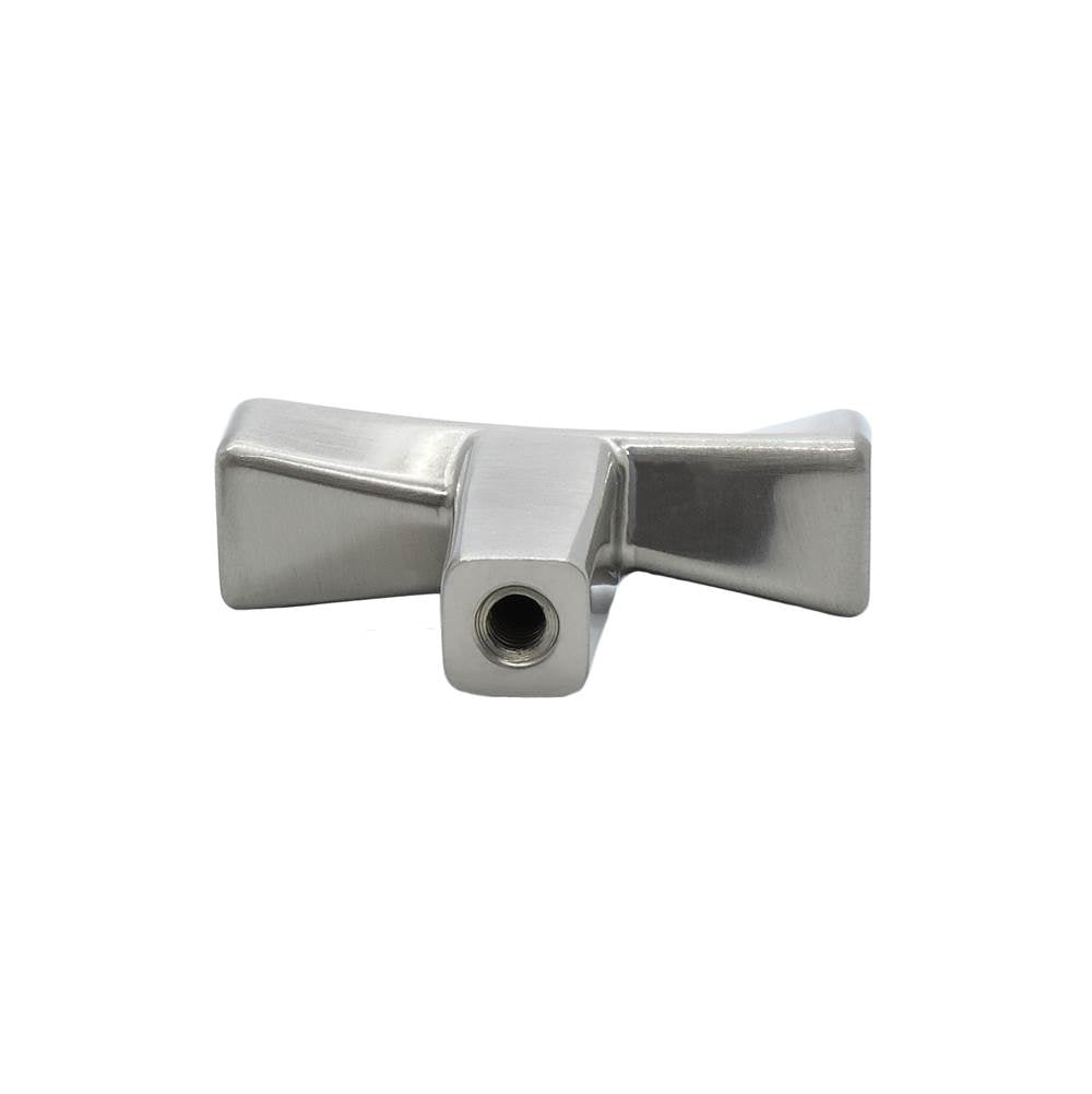 Twist 1-3/4 in (44.5 mm) Length Matte Black Cabinet Knob