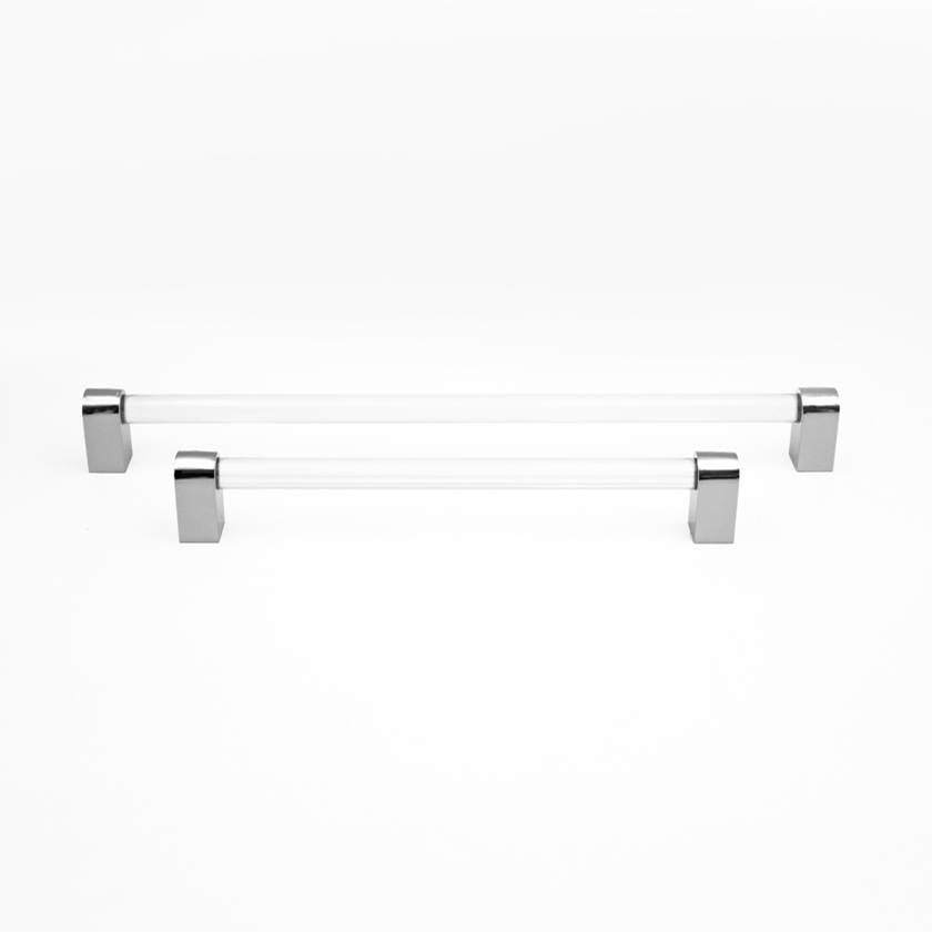 Clarity 18 in (457.2 mm) Center to Center Smoke Acrylic, Matte Black Appliance Pull