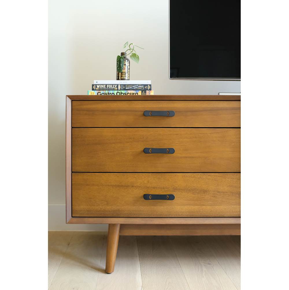 Horizon 4 in (101.6 mm) Center to Center Matte Black Cabinet Pull