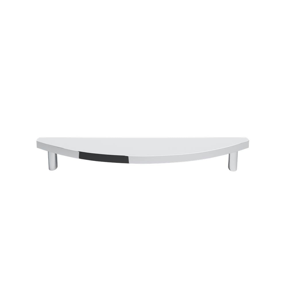 Hapny - Half Moon 12 in (304.8 mm) Center to Center Polished Chrome Appliance Pull - Polished Chrome