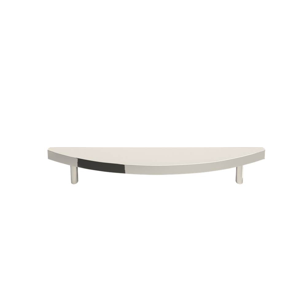 Hapny - Half Moon 6 in (152.4 mm) Center to Center Polished Nickel Cabinet Pull - Polished Nickel