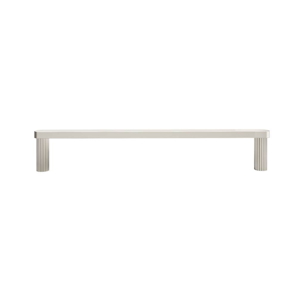 Hapny - Ribbed 12 in (304.8 mm) Center to Center Polished Nickel Appliance Pull - Polished Nickel